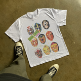 LUCHA LIBRE HEAVYWEIGHT WHITE T-SHIRT