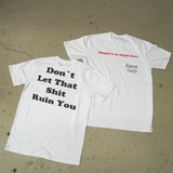 NOBODY CARES HEAVYWEIGHT WHITE T-SHIRT