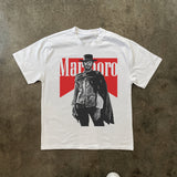 GOOD BAD UGLY X MALBORO WHITE HEAVYWEIGHT T-SHIRT