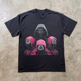 SQUIDGVME HEAVYWEIGHT BLACK T-SHIRT