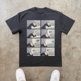 'HOWLING WOLF' HEAVYWEIGHT BLACK T-SHIRT