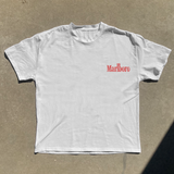COWBOYS SMOKE HEAVYWEIGHT WHITE T-SHIRT