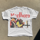 COWBOYS SMOKE HEAVYWEIGHT WHITE T-SHIRT