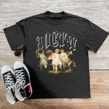'DANCE CIRCLE' HEAVYWEIGHT BLACK T-SHIRT