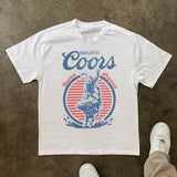 COORS RODEO HEAVYWEIGHT BLACK T-SHIRT