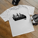 'A MOMENT IN TIME' HEAVYWEIGHT WHITE T-SHIRT