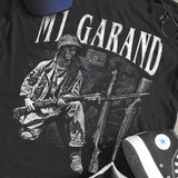 M1 GARAND SEMI RIFFLE VINTAGE BLACK HEAVYWEIGHT T-SHIRT