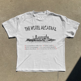 HOTEL ALCATRAZ HEAVYWEIGHT WHITE T-SHIRT