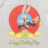BUGS BUNNY 50TH ANNIVERSARY HEAVYWEIGHT WHITE T-SHIRT