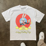BUGS BUNNY 50TH ANNIVERSARY HEAVYWEIGHT WHITE T-SHIRT
