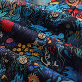 Best Hawaiian Shirt For Men 100% Cotton Blue Short Sleeve Button-down Shirt Marine Plants Shirt