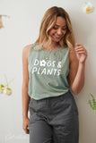 Dogs and Plants  Mineral Graphic Tank Top