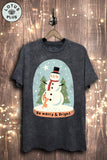 Be Merry and Be Bright Graphic Top
