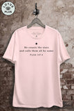 He Counts the Stars Graphic Top