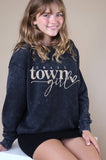 Small Town Girl Graphic Mineral Brushed Sweatshirts