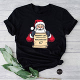 Kids Who Say 67 Santa Christmas Shirt