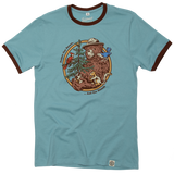 Smokey's Friends Ringer Unisex Short Sleeve Tee