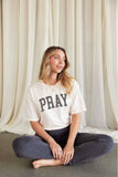 Pray Mineral Washed Graphic Top