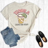 Tequila Cheaper Than Therapy Graphic Tee