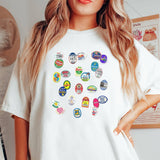 Comfort Colors Fruit Sticker Shirt Summer Graphic Tee