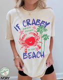 Crabby Beach Return Spring Break Crab Summer Tee