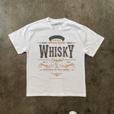 WHISKY SPECIAL BLEND HEAVYWEIGHT WHITE TSHIRT