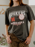 Nebraska Corn Huskers Volleyball Pepper Comfort Colors Tee Unisex T-shirt, Sweatshirt, Hoodie, Long Sleeve Tee