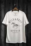 Wild and Free Spirit Horse Graphic Top