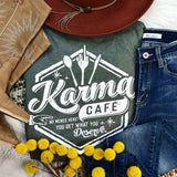 Karma Cafe Military Green Everyday Tee Unisex T-shirt, Sweatshirt, Hoodie, Long Sleeve Tee