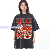 Travis Kelce Vintage Graphic Tee, Retro Unisex Long Sleeve