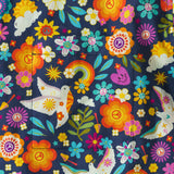 Love and Peace 100% Cotton Men's Aloha Hawaiian Short Sleeve Button-down Shirt