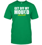 Dallas Braden Wearing Get Off My Mound Oakland Shirt
