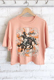 Baby' Keep It Punchy Graphic Long Crop Top