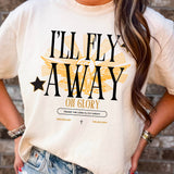 I’Ll Fly Away Christian Graphic Shirt | Comfort Colors