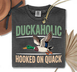 Duckaholic Hunting Shirt Funny Waterfowl Outdoorsman Gift
