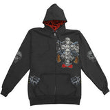 Custom Vintage Hoodie Zippered Hooded Sweatshirt