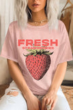 Fresh Strawberry Mineral Graphic Tshirts