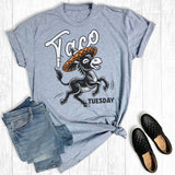 Funny Taco Tuesday Donkey Graphic Tee Unisex T-shirt, Sweatshirt, Hoodie, Long Sleeve Tee