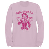 Cowgirl Coffee Club  Women's Sweatshirt Light Pink
