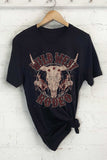 Wild West Rodeo Cowskull Graphic Tshirts
