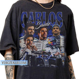 Vintage 90S Car.Los Saiinz Racing Formula One Tee