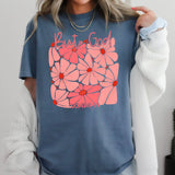 But God Floral Romans 5:8  Graphic Tee | Comfort Colors