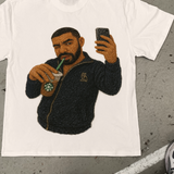 'BBL DRIZZY' HEAVY FADED BONE T-SHIRT