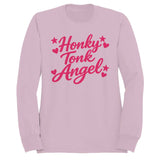 Honky Country Angel Women's Sweatshirt Light Pink