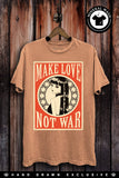 Make Love Not War Graphic Top