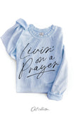 Livin' On A Prayer  Thermal Vintage Pullover