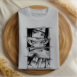 Anime Shinobi Graphic Tee - Manga Harajuku Streetwear Gift