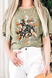 Baby Keep It Punchy Cowboy Mineral Graphic Long Crop Top
