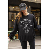 Outdoor Winter Sports Team Graphic Sweatshirts