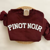 Pinor Noir Sweatshirt, Wine Crewneck Sweatshirt